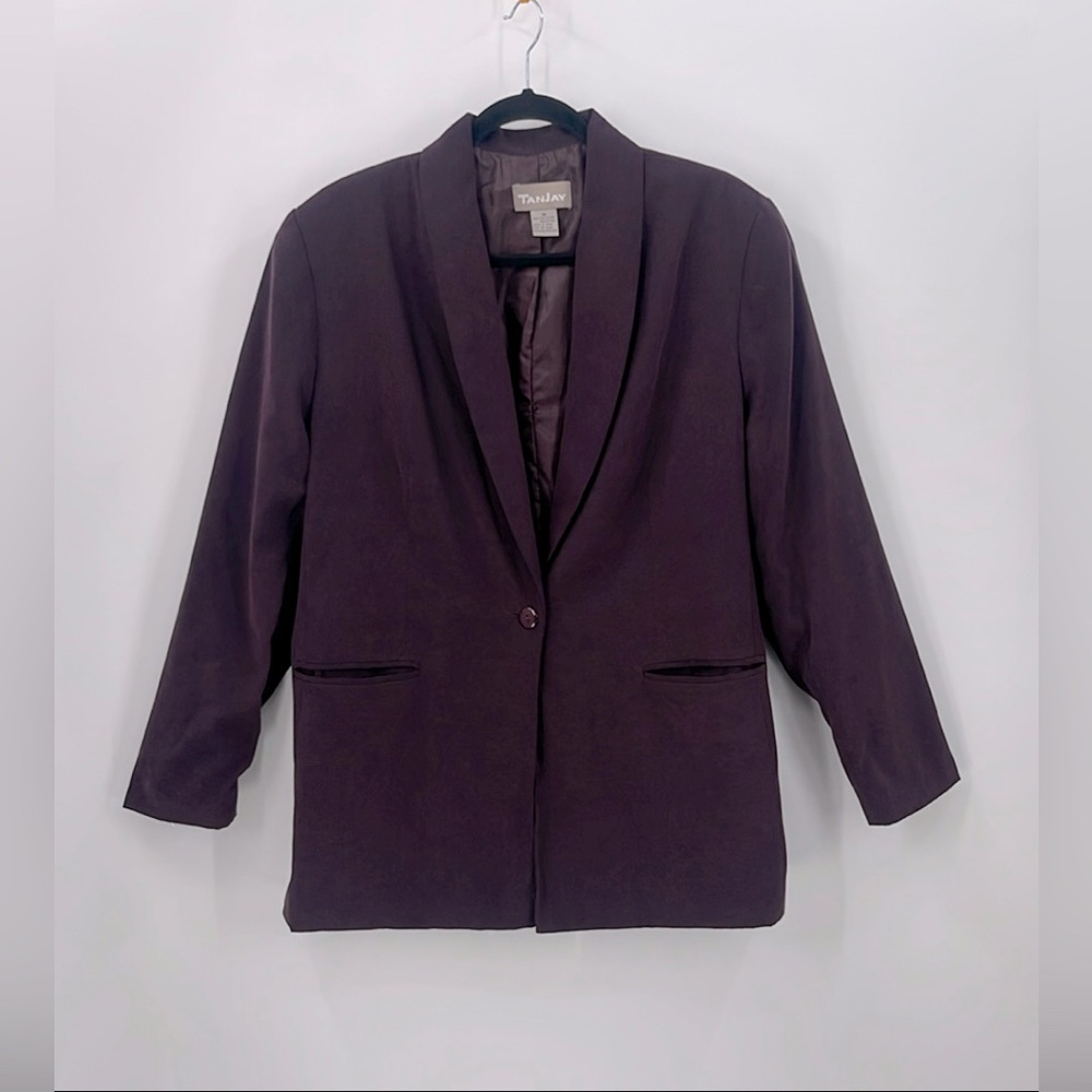 TanJay Faux Suede Blazer